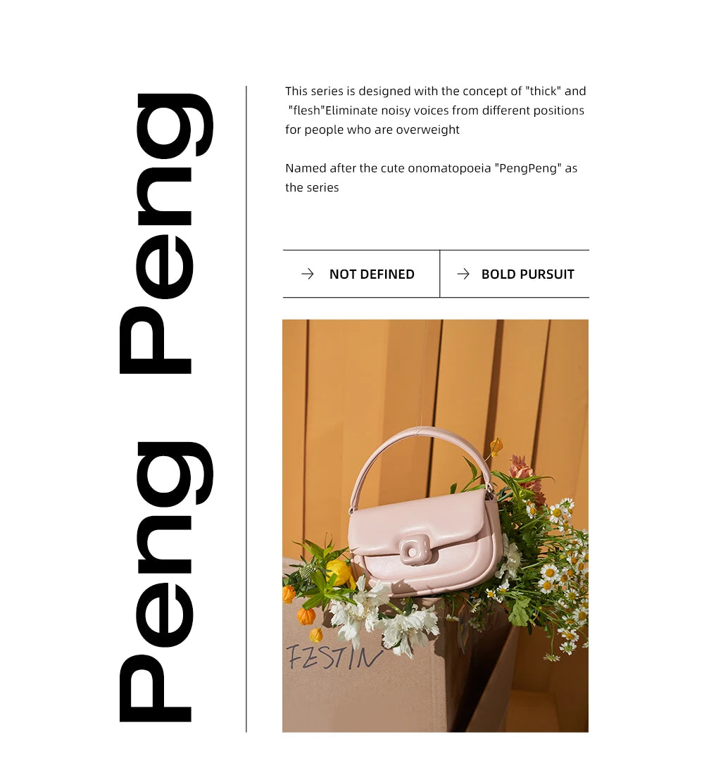 LA FESTIN Designer Women's bag Small Bag 2024 New Crossbody Shoulder Messenger Bag Women's Leather Bag Handbag Fashion Bag