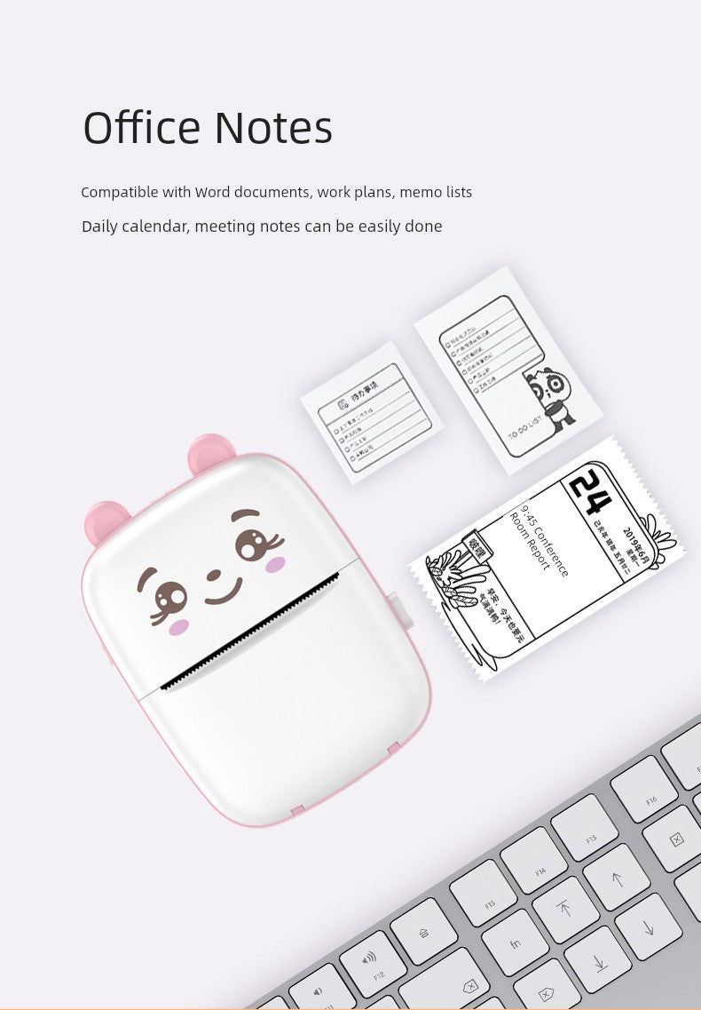 Mini Student Pocket Wrong Question Printer Meow Printer Thermal Photo Label Small Household Portable Cheap