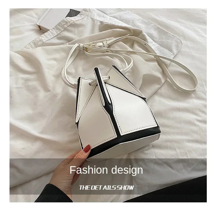 Women's Niche Foldable Bag Multifunctional Messenger Bag Portable Bag High Quality Popular Summer New 2025 Purses and Handbags