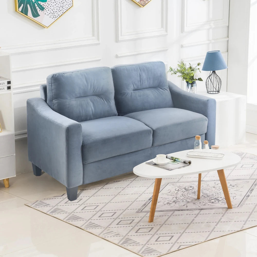 Modern Couch Comfortable Sectional Couches Set Flannelette Fabrics Velvet Sofas for Living Room Bedroom Office