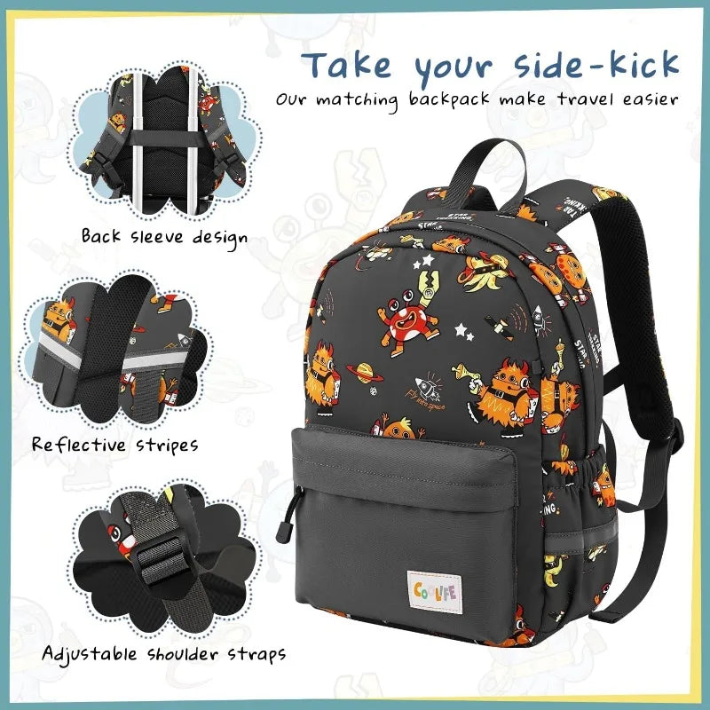 Kid’s Luggage Set 5 Piece Suitcase Set 16’’ Carry on Hardside Spinner Toddler Luggage Travel Rolling Luggage Girls Boys