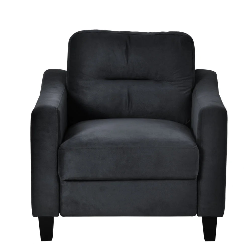 Modern Comfortable Sectional Couch, Flannelette Fabrics Velvet Sofas for Living Room, Bedroom, Office