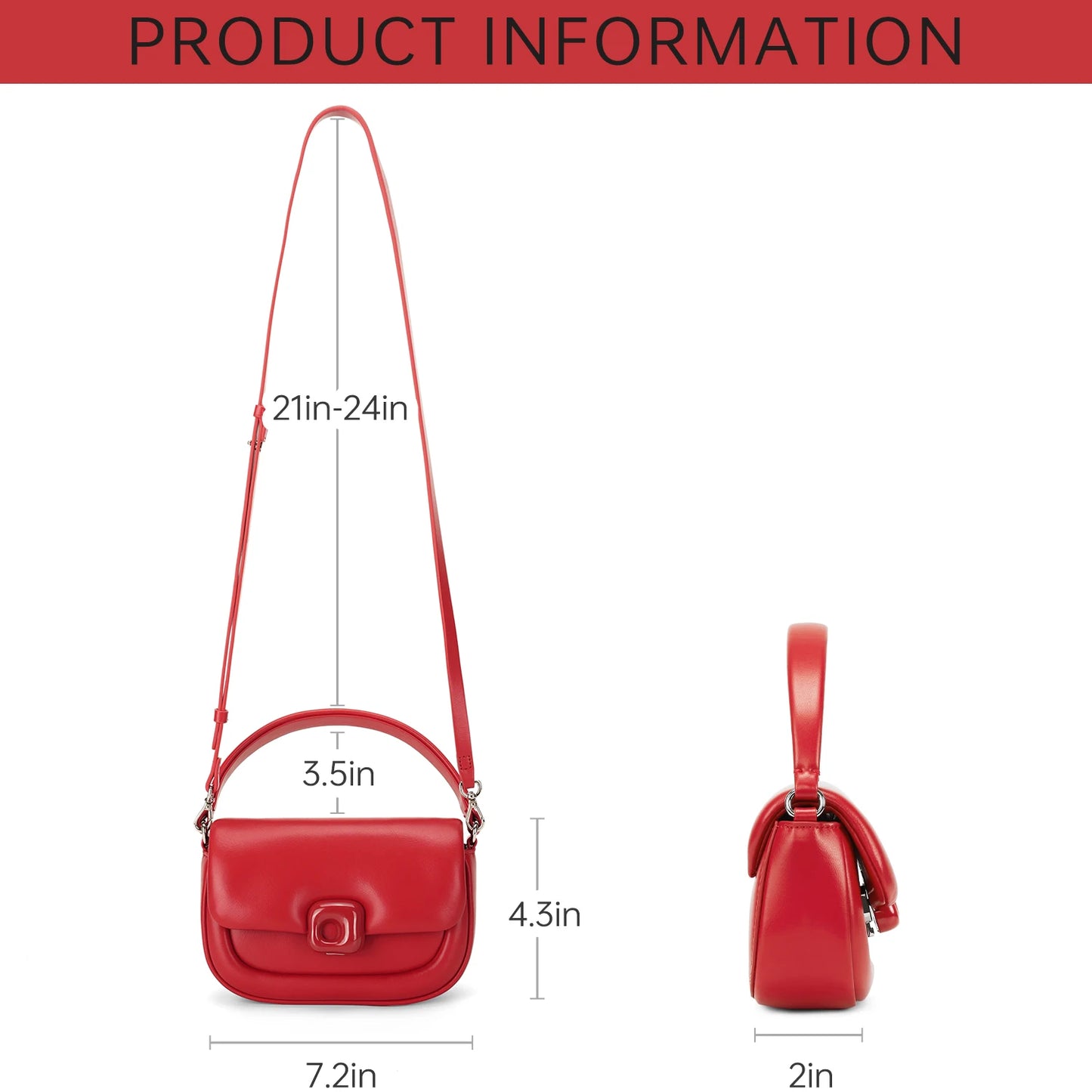 LA FESTIN Designer Women's bag Small Bag 2024 New Crossbody Shoulder Messenger Bag Women's Leather Bag Handbag Fashion Bag