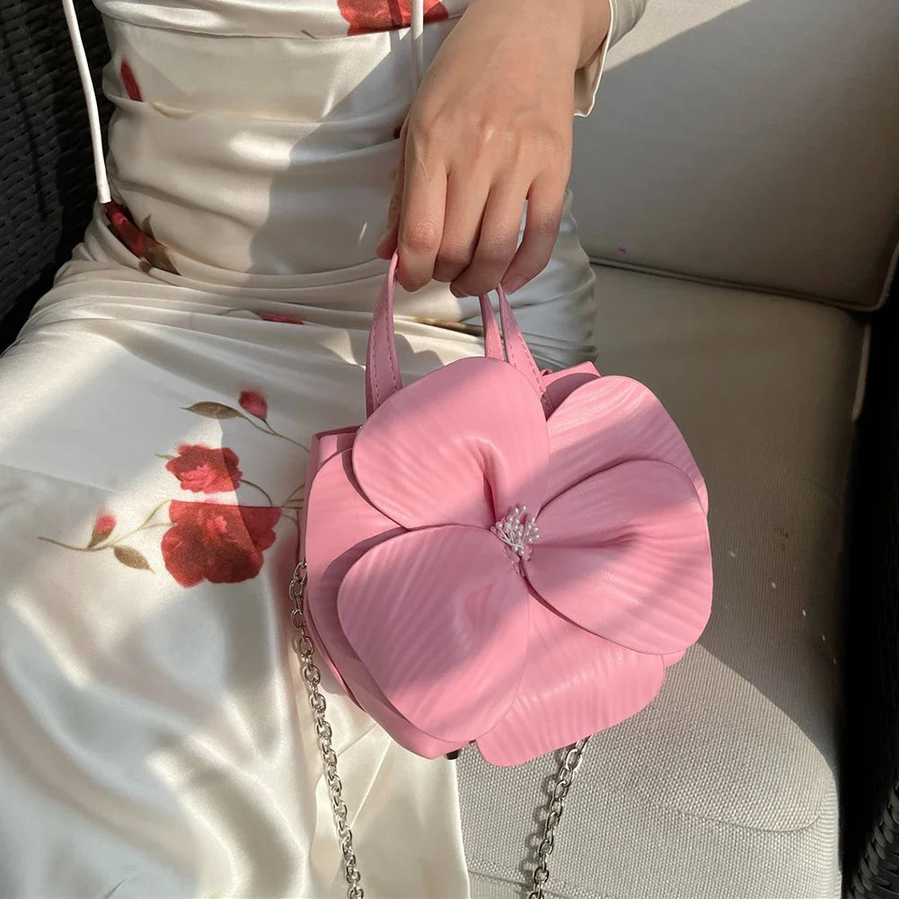 Floral Mini Handbag For Women Luxury Designer High Quality Fashion Handbags Wedding Purse Small Totes Elegant Evening Clutch Bag