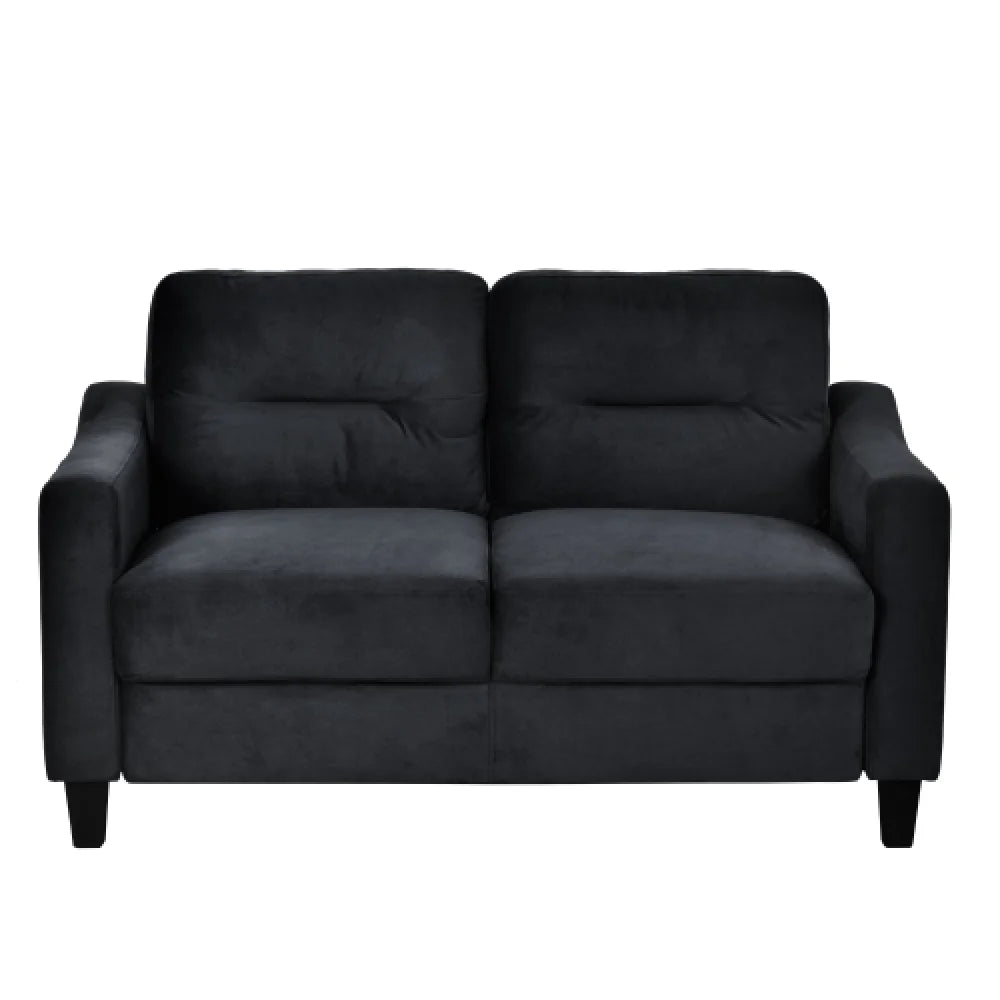 Modern Comfortable Sectional Couch, Flannelette Fabrics Velvet Sofas for Living Room, Bedroom, Office