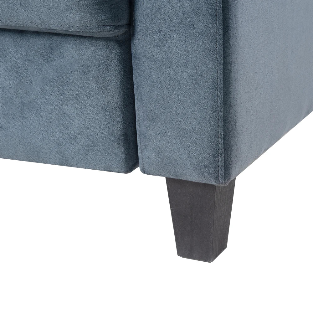 Modern Couch Comfortable Sectional Couches Set Flannelette Fabrics Velvet Sofas for Living Room Bedroom Office