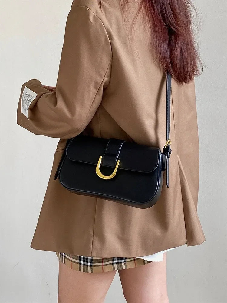 Fashionable and Leisure hand bag Bag Luxury Underarm Versatile One Shoulder Crossbody Bag French Small Small Body Bag Single