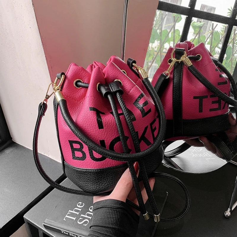 New Fashion Women's Bucket Bag Trend Brand Casual Versatile Shoulder Bag High-end Classic Crossbody Bag Designer Luxury Handbag