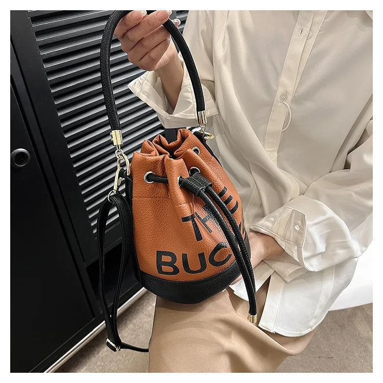 New Fashion Women's Bucket Bag Trend Brand Casual Versatile Shoulder Bag High-end Classic Crossbody Bag Designer Luxury Handbag