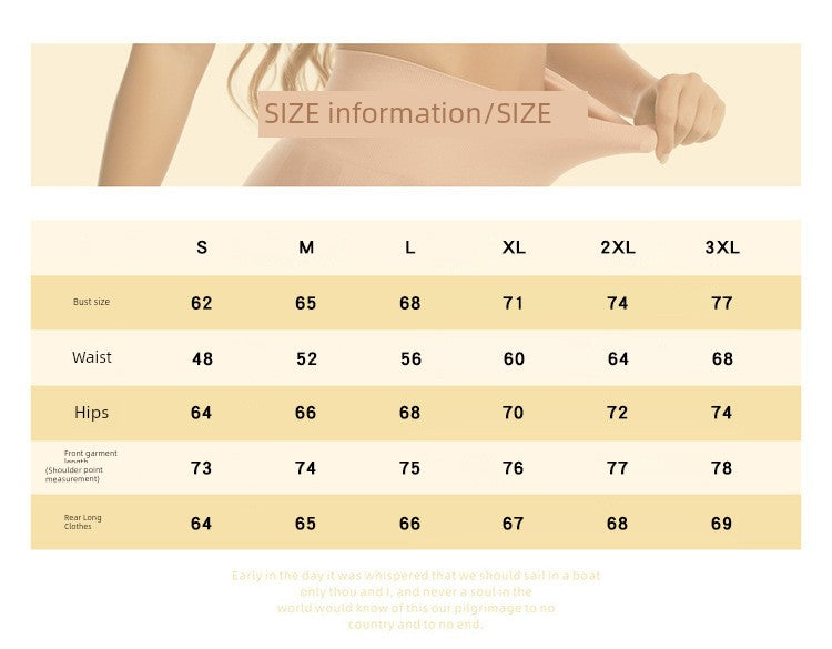 Fashion Plus Size New Arrival Hip Lifting Seamless Shapewear Women's Corset Full Body Sling Belly Contraction Bodybuilding One-Piece Intimates