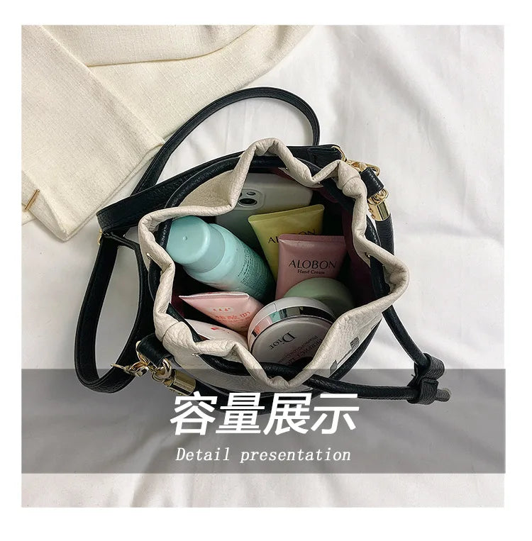 New Fashion Women's Bucket Bag Trend Brand Casual Versatile Shoulder Bag High-end Classic Crossbody Bag Designer Luxury Handbag