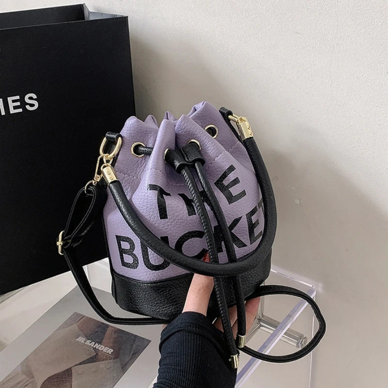New Fashion Women's Bucket Bag Trend Brand Casual Versatile Shoulder Bag High-end Classic Crossbody Bag Designer Luxury Handbag