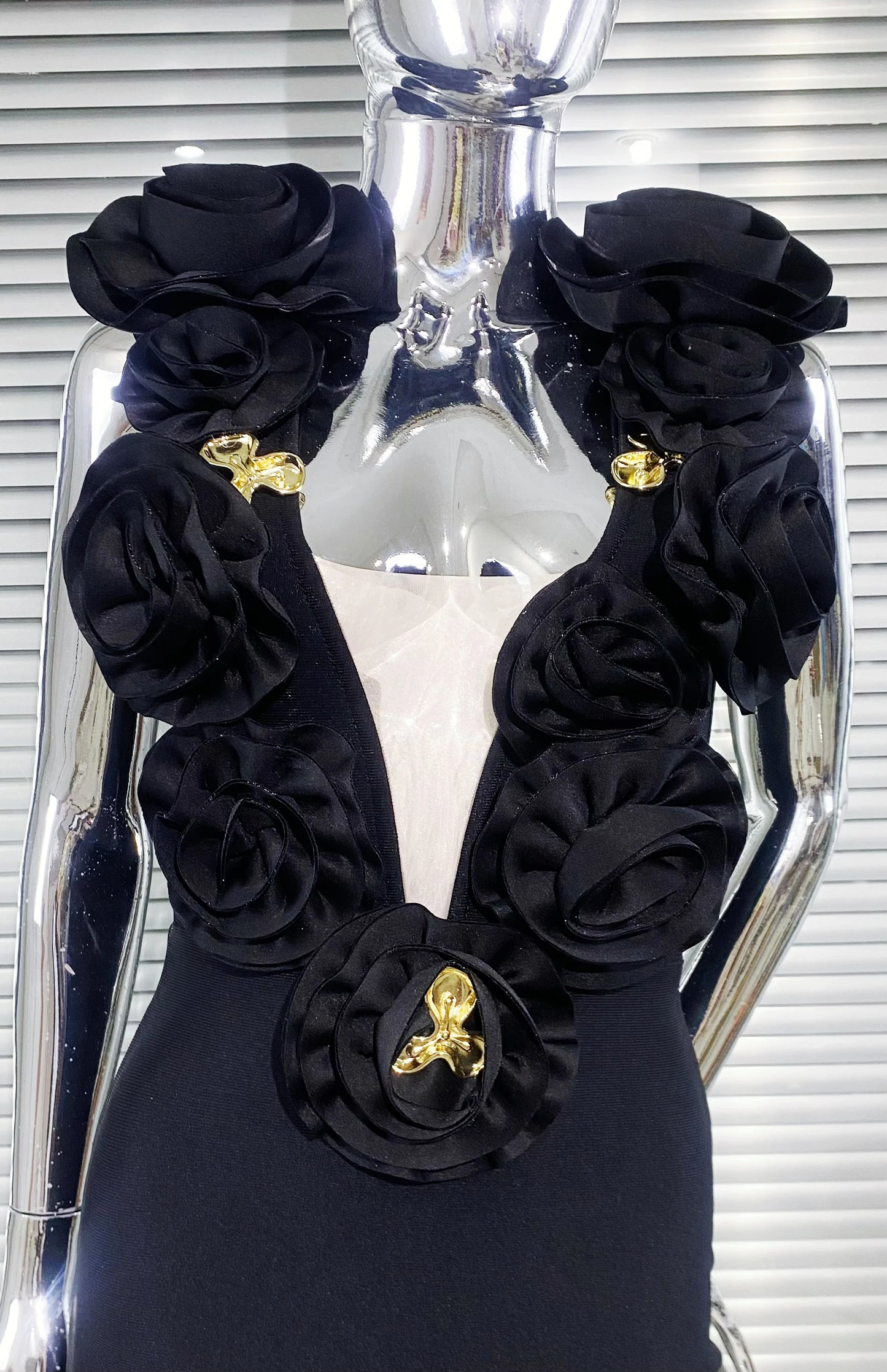 Red And Black Sexy Plow Cut Package Hip Floor Length Dress Graceful Woman Party Dress Cocktail Party Outfit