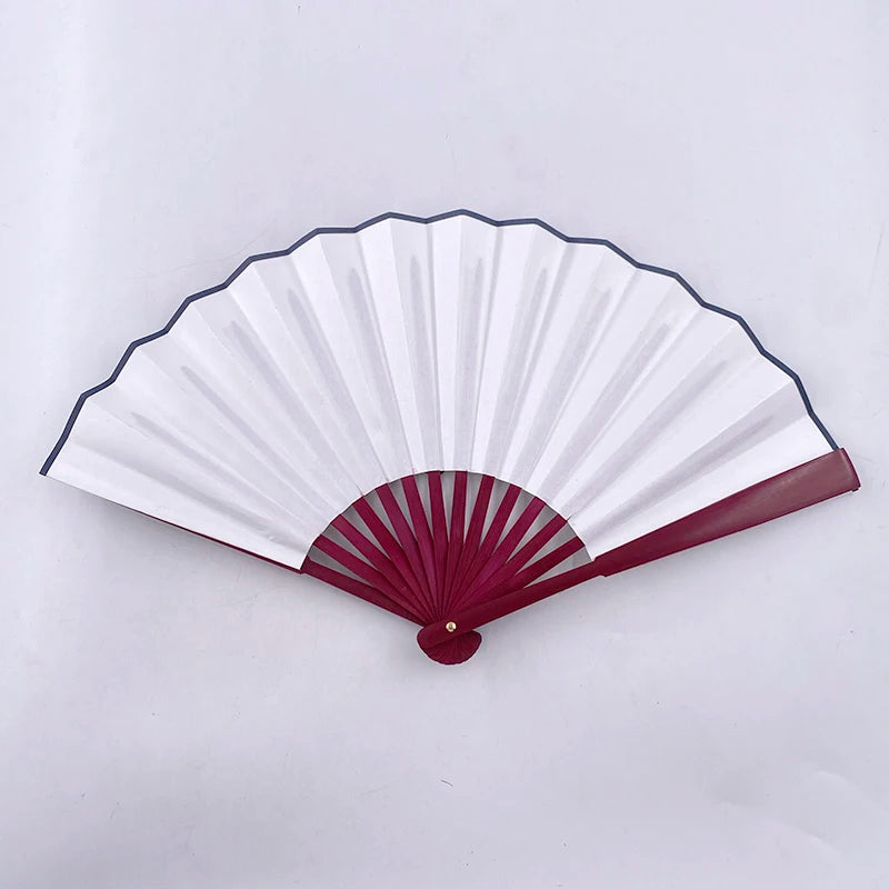 Halloween Carnival party lighting supplies 10inches  LED neon light rave fan  folding luminous fan glowing in the party