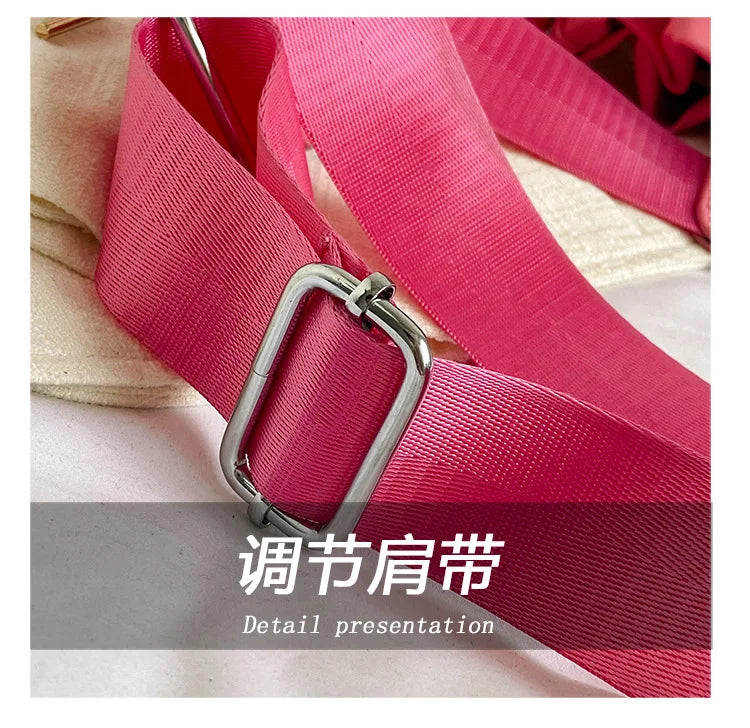 New Fashion Women's Bucket Bag Trend Brand Straw Shoulder Bag High Quality Casual Elegant Crossbody Bag Designer Luxury Handbag