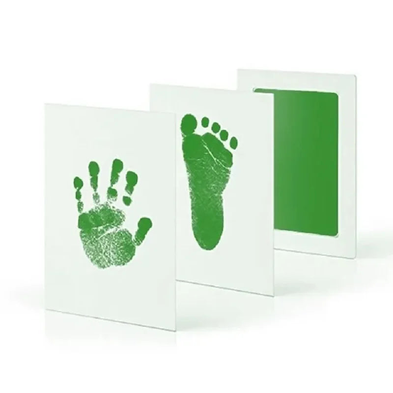 2/4pc Baby Handprint Footprints Ink Pads Safe Non-toxic No-Touch Skin Inkless Inkpad Kits Pet Cat Dog Paw Prints Souvenirs Gifts