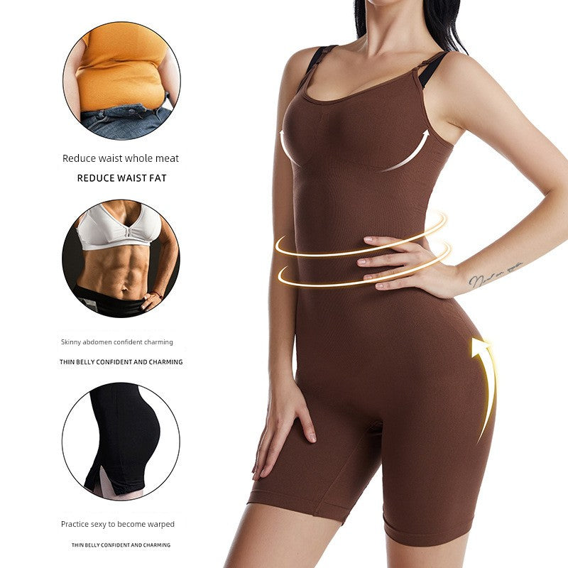 Fashion Plus Size New Arrival Hip Lifting Seamless Shapewear Women's Corset Full Body Sling Belly Contraction Bodybuilding One-Piece Intimates