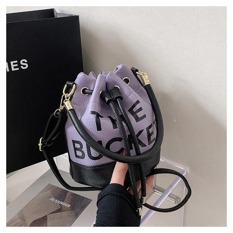 New Fashion Women's Bucket Bag Trend Brand Casual Versatile Shoulder Bag High-end Classic Crossbody Bag Designer Luxury Handbag
