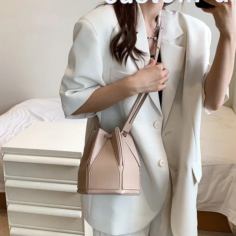 Women's Niche Foldable Bag Multifunctional Messenger Bag Portable Bag High Quality Popular Summer New 2025 Purses and Handbags