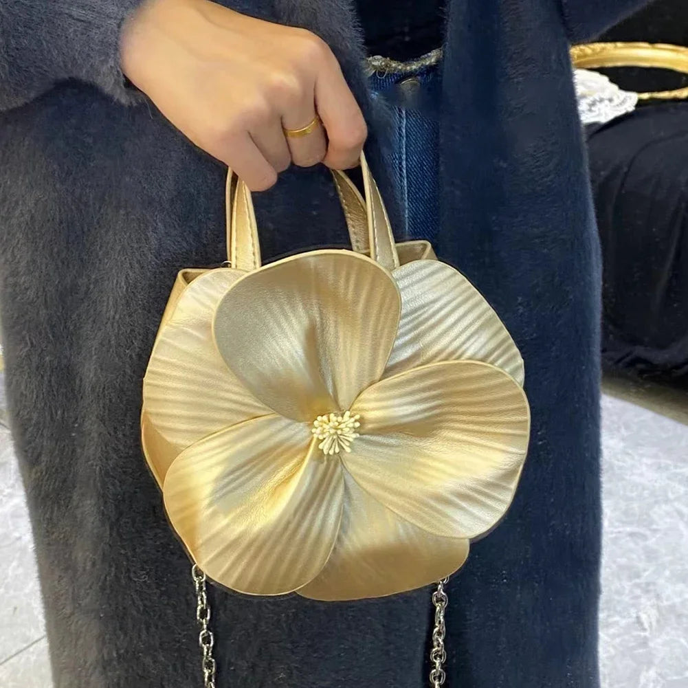Floral Mini Handbag For Women Luxury Designer High Quality Fashion Handbags Wedding Purse Small Totes Elegant Evening Clutch Bag