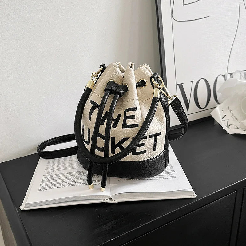 New Fashion Women's Bucket Bag Trend Brand Casual Versatile Shoulder Bag High-end Classic Crossbody Bag Designer Luxury Handbag