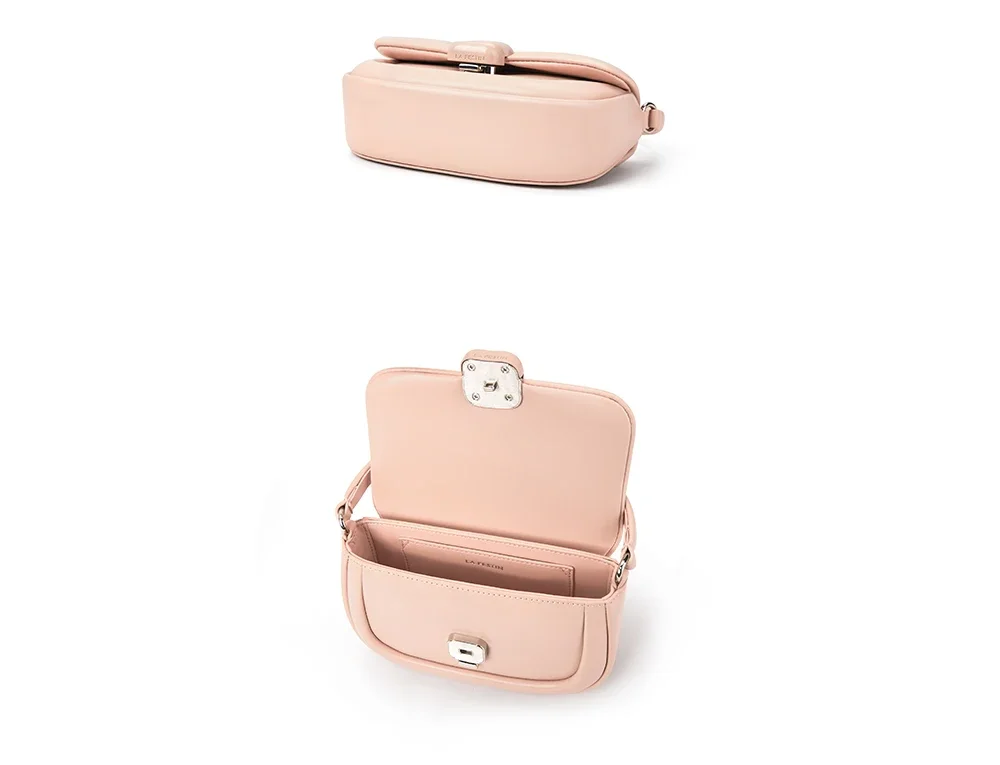 LA FESTIN Designer Women's bag Small Bag 2024 New Crossbody Shoulder Messenger Bag Women's Leather Bag Handbag Fashion Bag