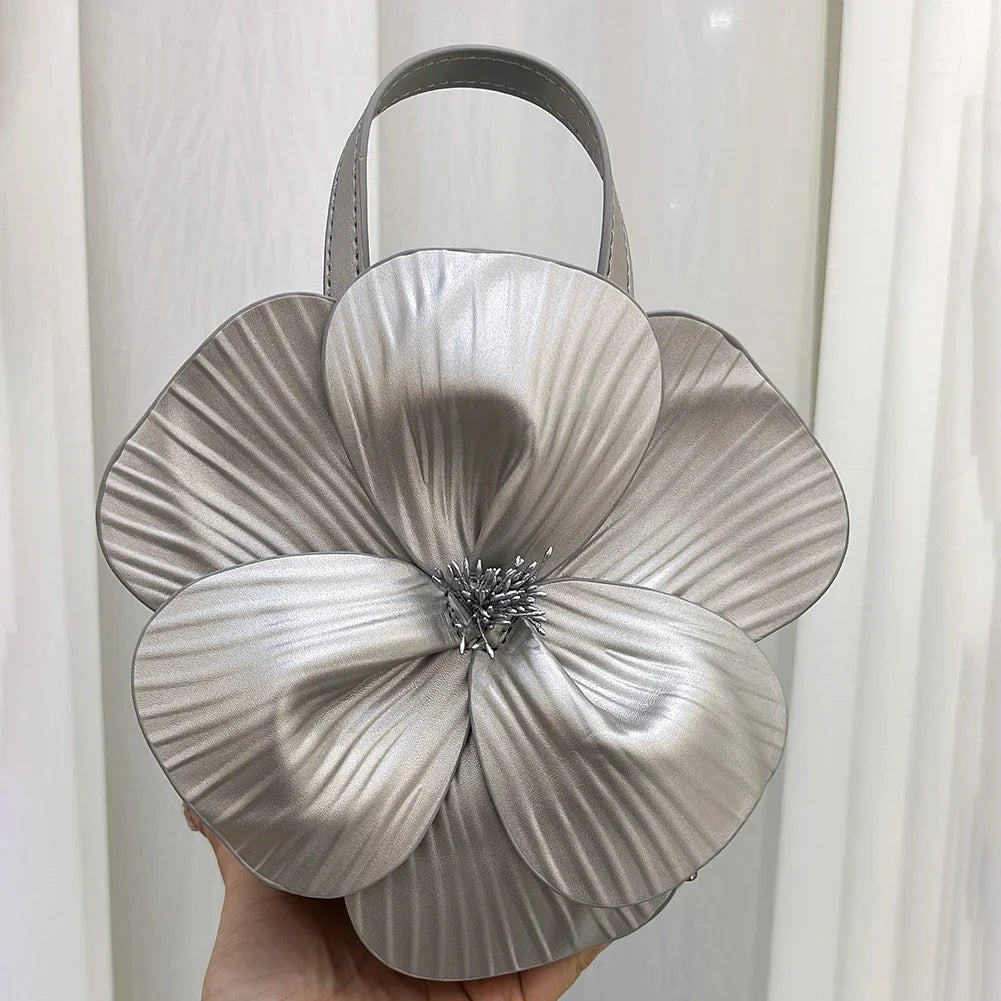 Floral Mini Handbag For Women Luxury Designer High Quality Fashion Handbags Wedding Purse Small Totes Elegant Evening Clutch Bag