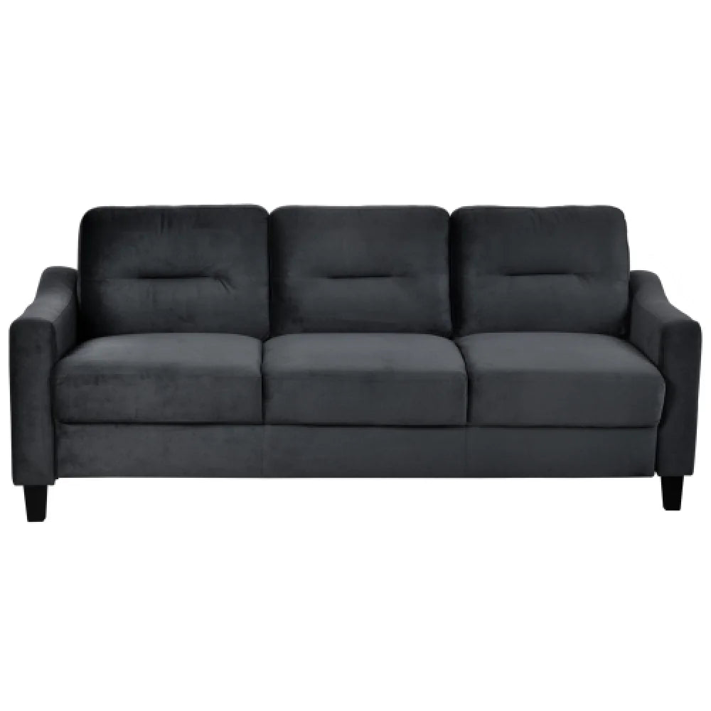 Modern Comfortable Sectional Couch, Flannelette Fabrics Velvet Sofas for Living Room, Bedroom, Office