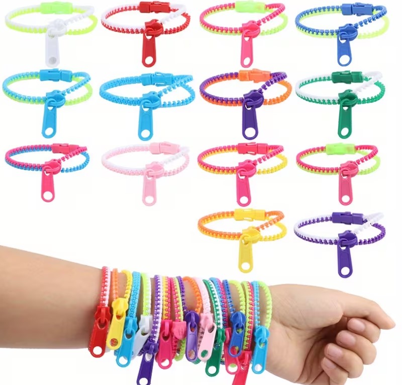 Sensory Zipper Chain Bracelet 💜
