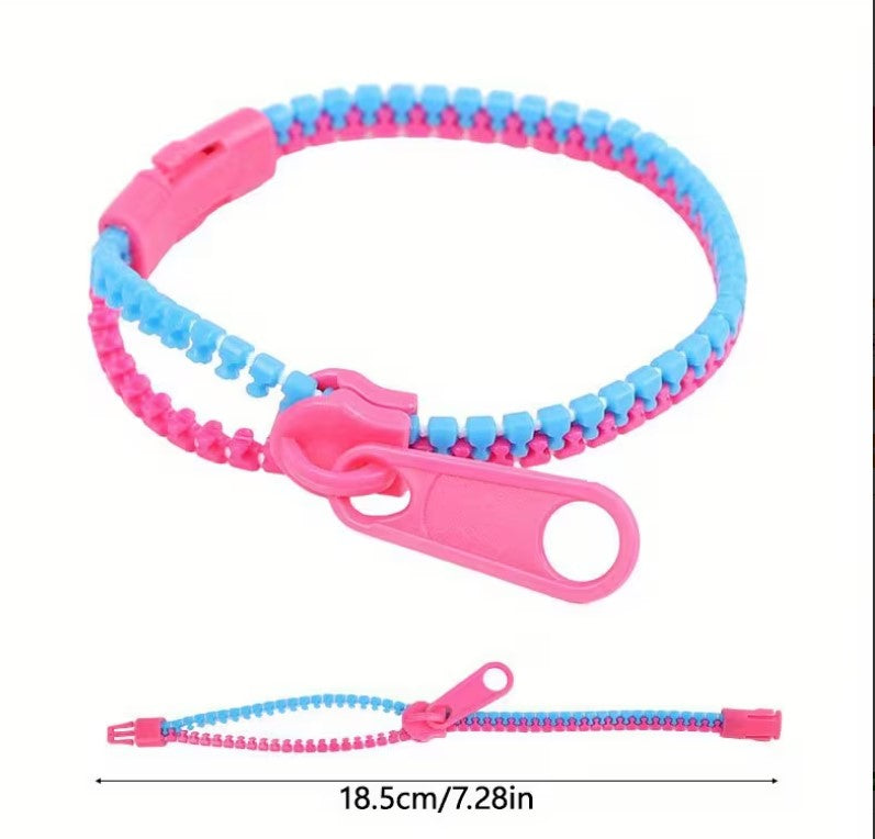 Sensory Zipper Chain Bracelet 💜