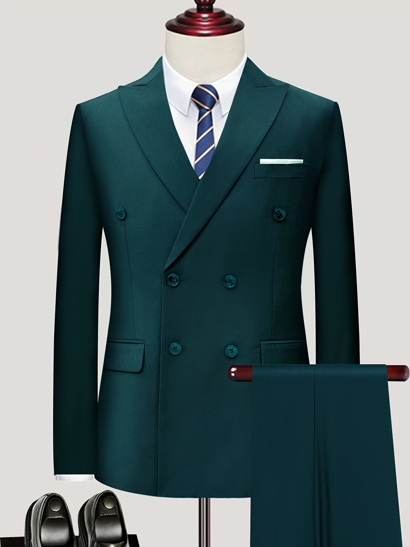 Men's Double-Breasted Suit