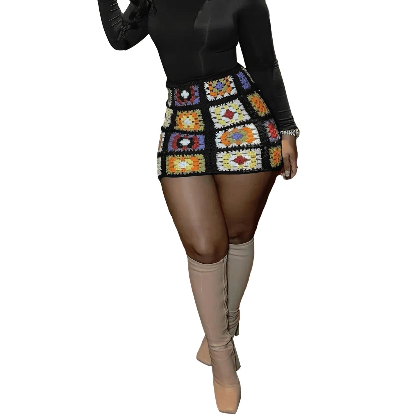 [Hot Selling, Hoodie Skirt Set] Hot Selling Women's Fashion Casual Solid Color Long Sleeve Hoodie Geometric Color Block Short Skirt Set | D9716 Egg Tart Targeted European and American