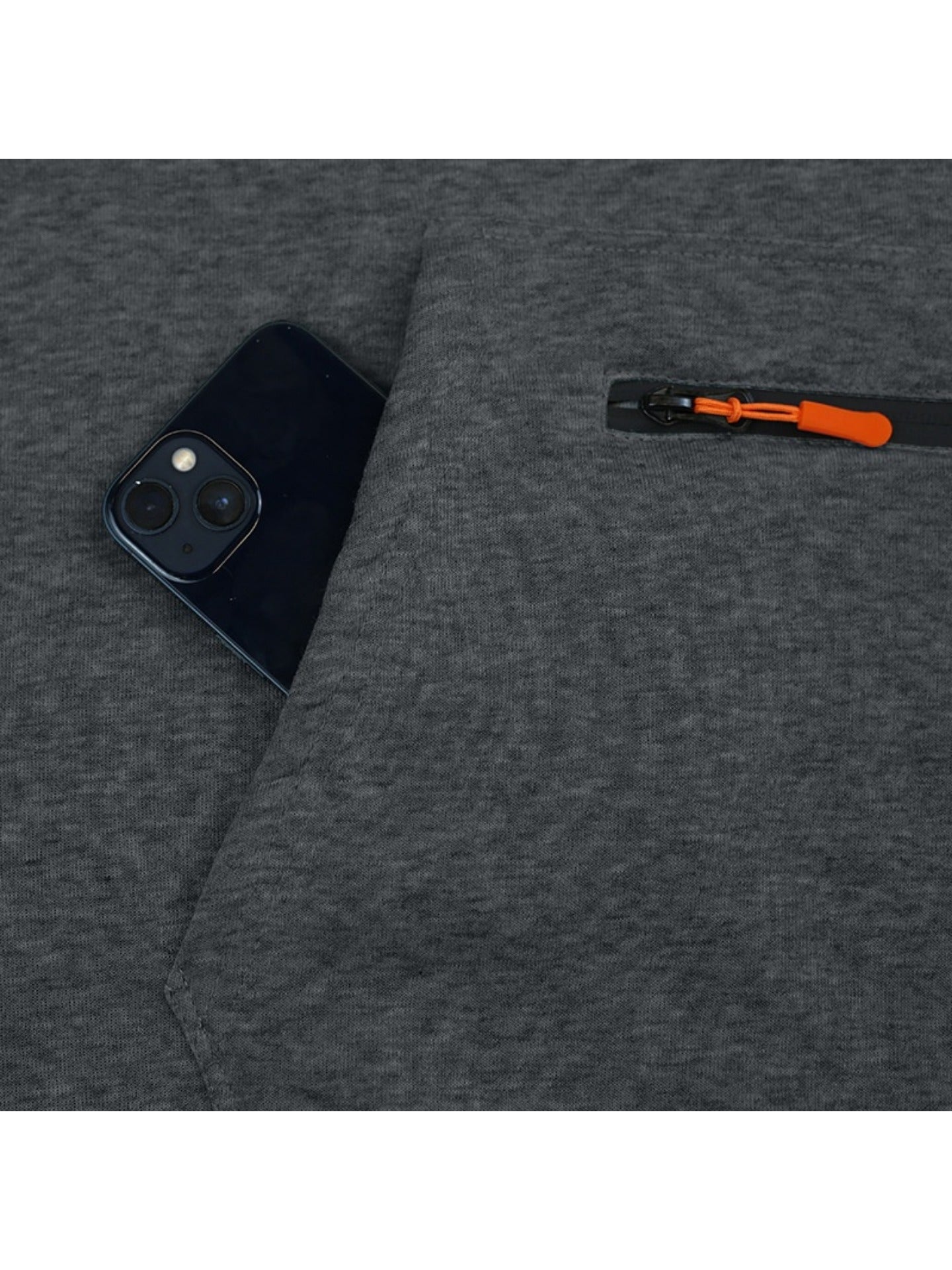 1 Set 2pcs Men's Athletic Casual Tracksuit - Fleece Lined Hooded Long Sleeve Pullover Sweatshirt & Pocketed Sports Pants, Warm Fleece Lining with Breathable Fabric, Perfect for Daily Wear, Outdoor Activities, Home Leisure - M