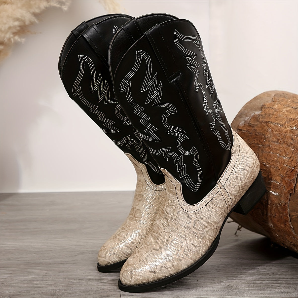 [New Style Cowboy Boots] 2025 New Style Lightweight Men's Western Cowboy Boots | High Top Knight Boots Size 39-48 Couple Boots