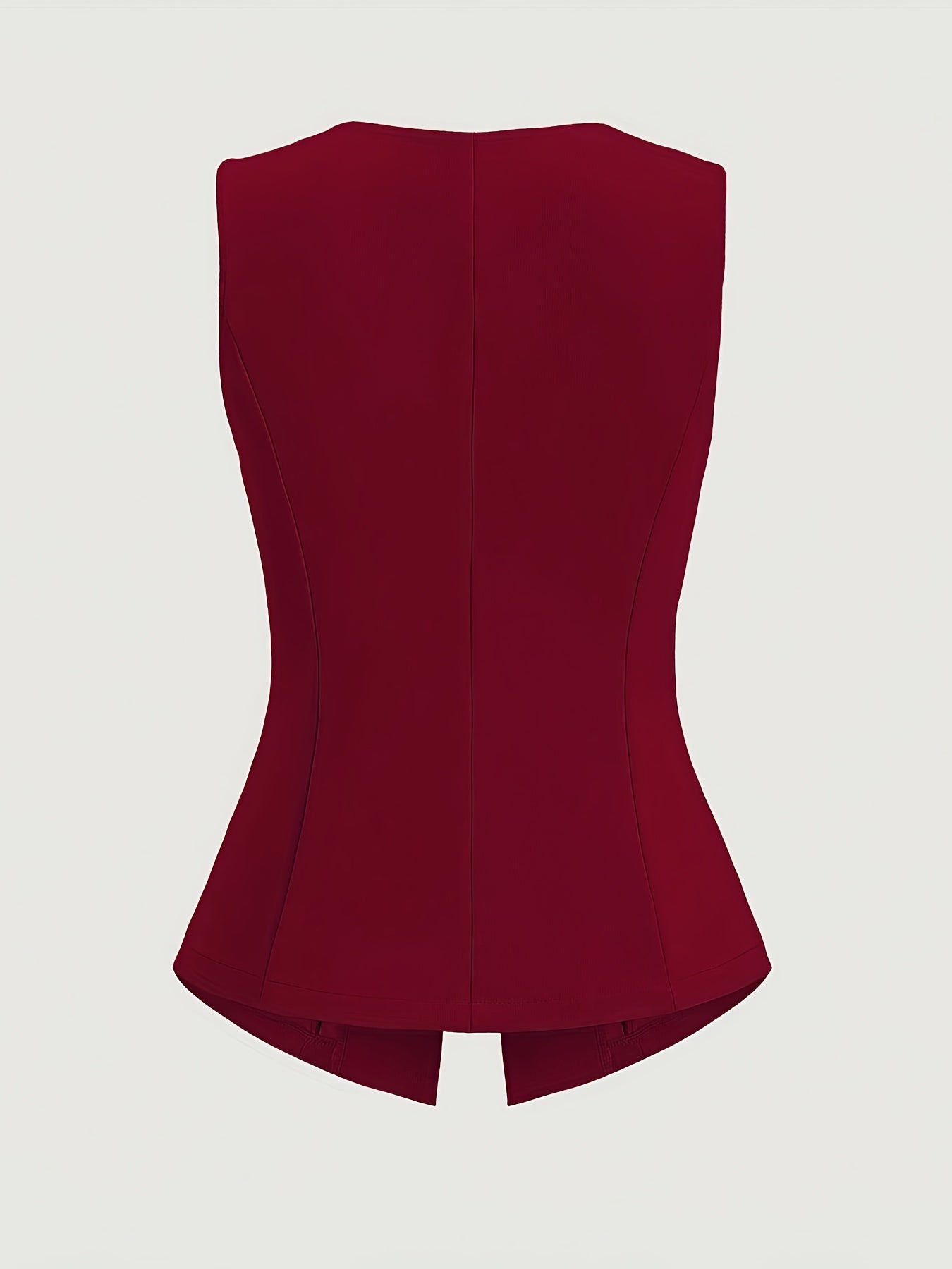 Women's French Chic Blazer - Sleeveless coat with Metallic Buttons, Structured Black Jacket for Business, Formal Events - Machine Washable Women's Professional Outerwear, Seasonal Wardrobe Staple, Office Wear, Elegant Style,