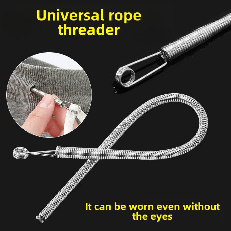 [Efficient Threader Tool] Efficient & Bendable Threader Tool | Easy Thread Without Effort, Multi-Purpose Elastic Waistband Accessory for Needlework, Home Sewing & Crafting, Sewing Accessories, Sleek Waist Tool, Flexible Waist