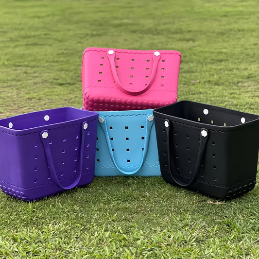 2025 New EVA Rubber Handbag, EVA Beach Bag, Travel Bag, Shopping Bag, Easy To Clean, Stable And Durable | Suitable For Shopping, Travel, Party And Outdoor Activities | Beach, Seaside, Holiday Travel, Valentine'S Day And Mothe