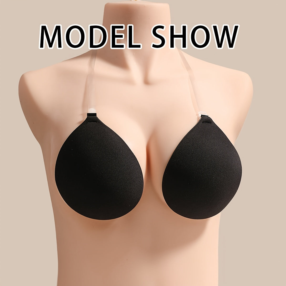 Women'S Sexy Non-Slip Invisible Bra - Wire-Free Seamless Undergarment with Removable Strap, Lightweight Everyday & Special Occasion Bra for Wedding, Swimsuit, Backless Dresses - Discreet Under Clothing - Perfect Gift for Her,