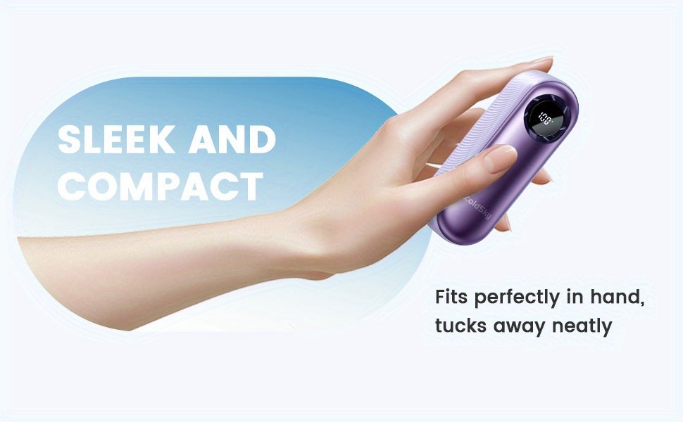 Handheld Portable Turbo Fan, 16000 RPM Small Fans Portable Cooling, 4000mAh USB Rechargeable Personal Battery Operated Mini Small Pocket Fan with 1-100 Speeds for Travel, Outdoor, Vacation, Concerts