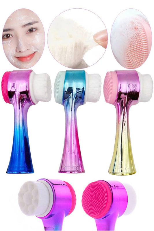 Metallic Double-Sided Facial Deep Cleansing Scrub