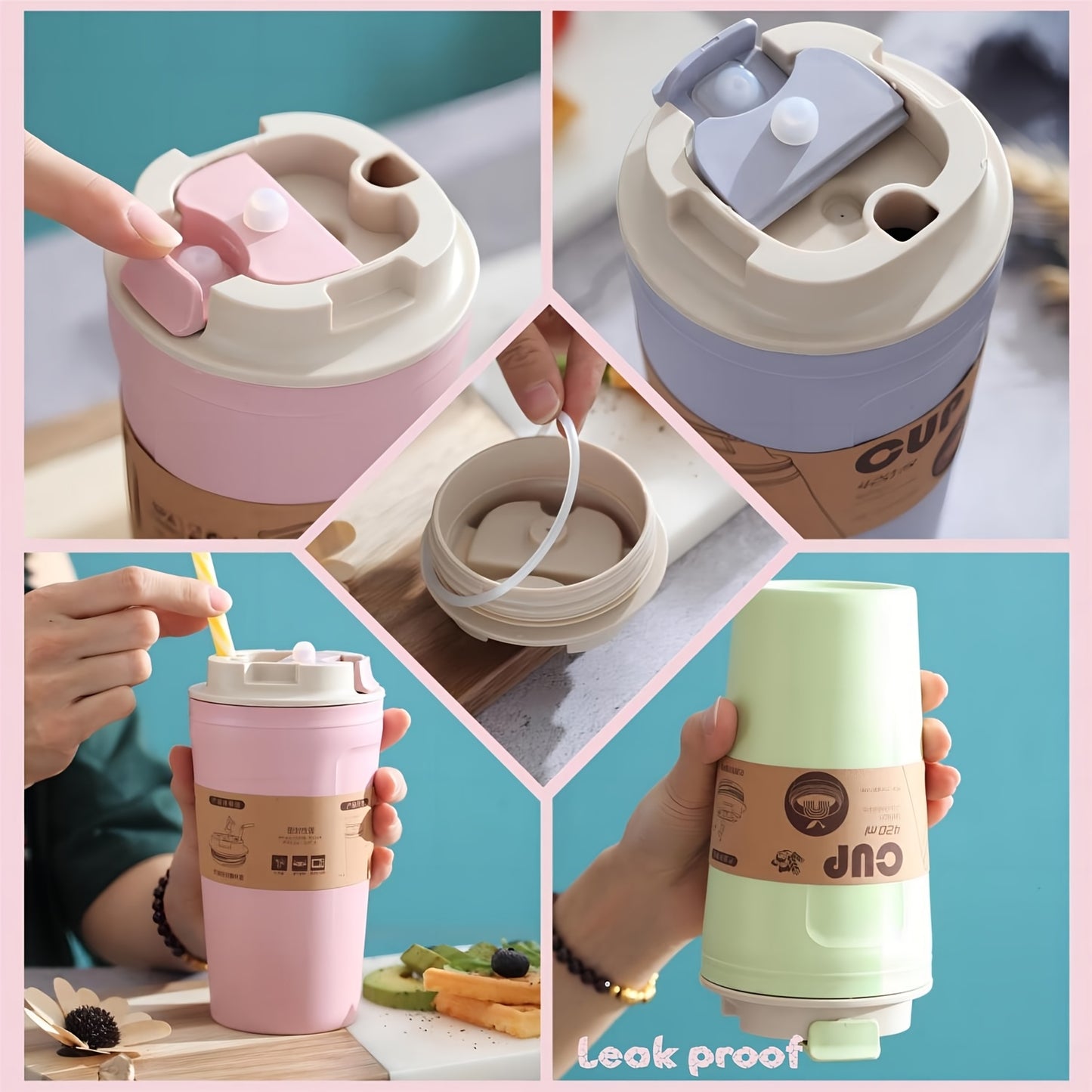 [Lunch Box Set/only Lunch Box][Local Warehouse]Halloween Gift-2-tier 6 Compartments Lunch Box Set. Bento Box For School, Office, Outdoor Picnic. |Food Storage Container|Kitchen Accessories|Bento Box With Lunch Bag|