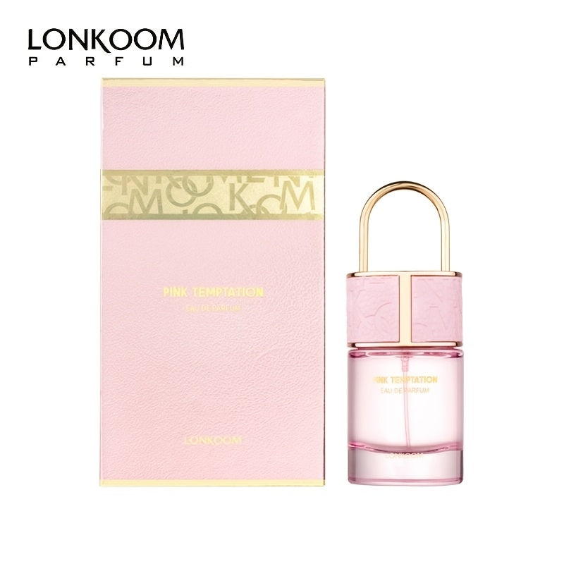 Long-Lasting 1.69oz/50ml PINK TEMPTATION EDP Perfume for Women - Oriental Floral Scent with Orange Blossom Bergamot Tuberose Vanilla Musk Notes - Ideal for Valentine's Day and Other Festivals Holiday Gifts&Dates