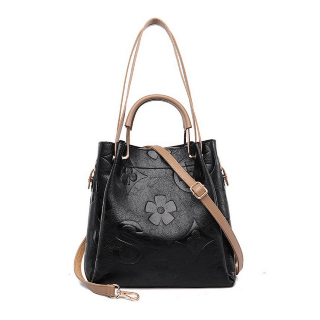 Stylish Embossed Tote Bags with a High-End Feel, Large Capacity Mother And Shoulder Bags