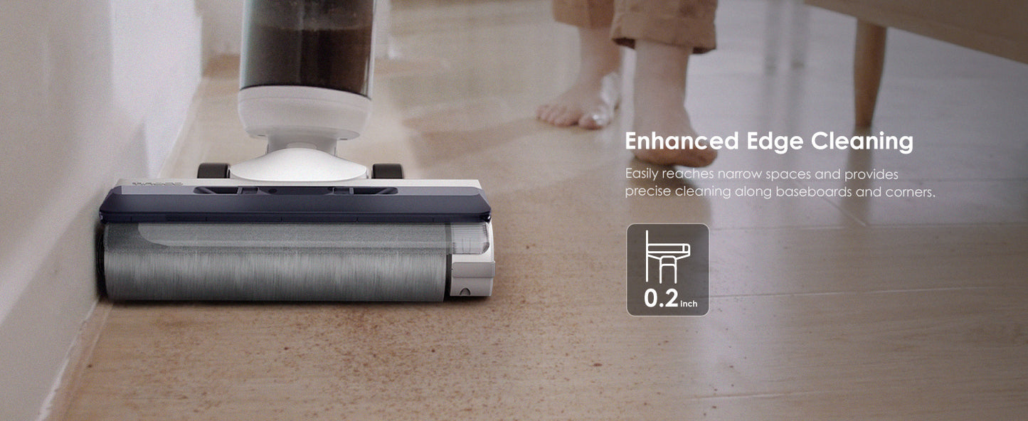 🎉Huge Sale🎉: Tineco iFLOOR 5 Breeze Complete Wet Dry Vacuum, One-Step Cleaning for Hard Floors, Edge Clean, Auto Self-Cleaning, Lightweight & Cordless Design, Blue