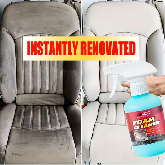 Easy to Use Large Capacity Multi-Purpose Car Foam Cleaner - for Interior, Steering Wheel, Plastic, Dashboard, Fabric, and Seat Stain Removal - Auto Interior Restoration Long Protection