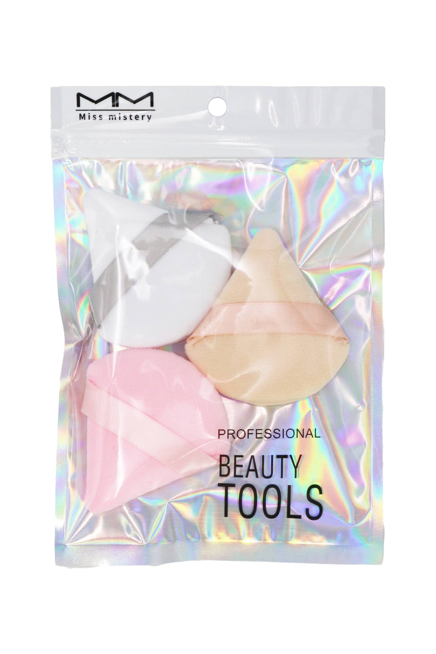 Velvet Triangle Makeup Powder Puff – 3 Pack