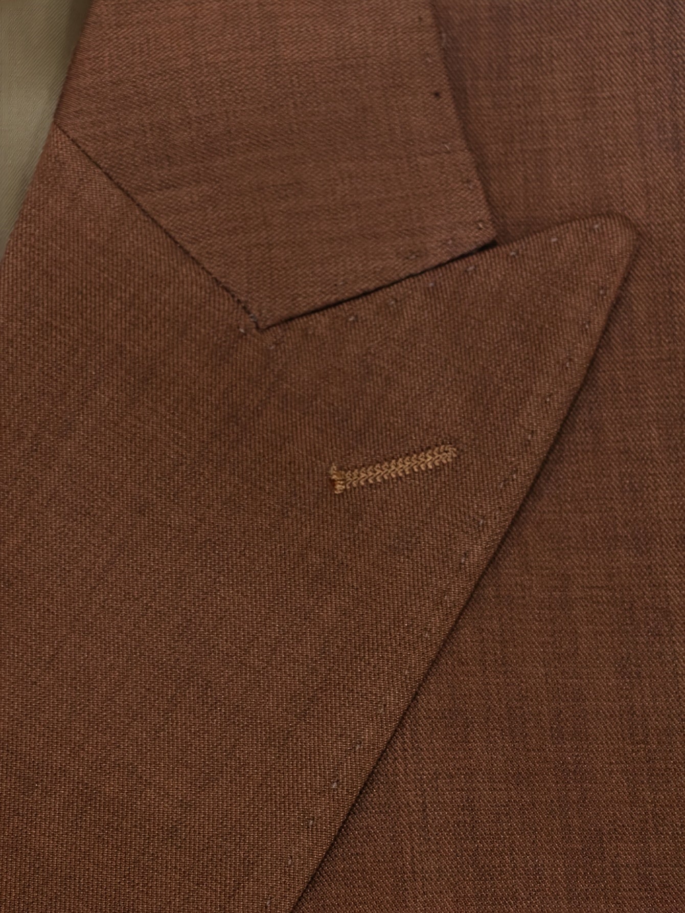 Men'S Brown Double-Breasted Blazer with Notch Lapels - Casual Business Suit for Weddings, Graduations & Parties, Solid Color, Long Sleeves, Regular Fit, Spring/Fall Wear, Wedding Attire, Classic Style, Nonstretch Fabric
