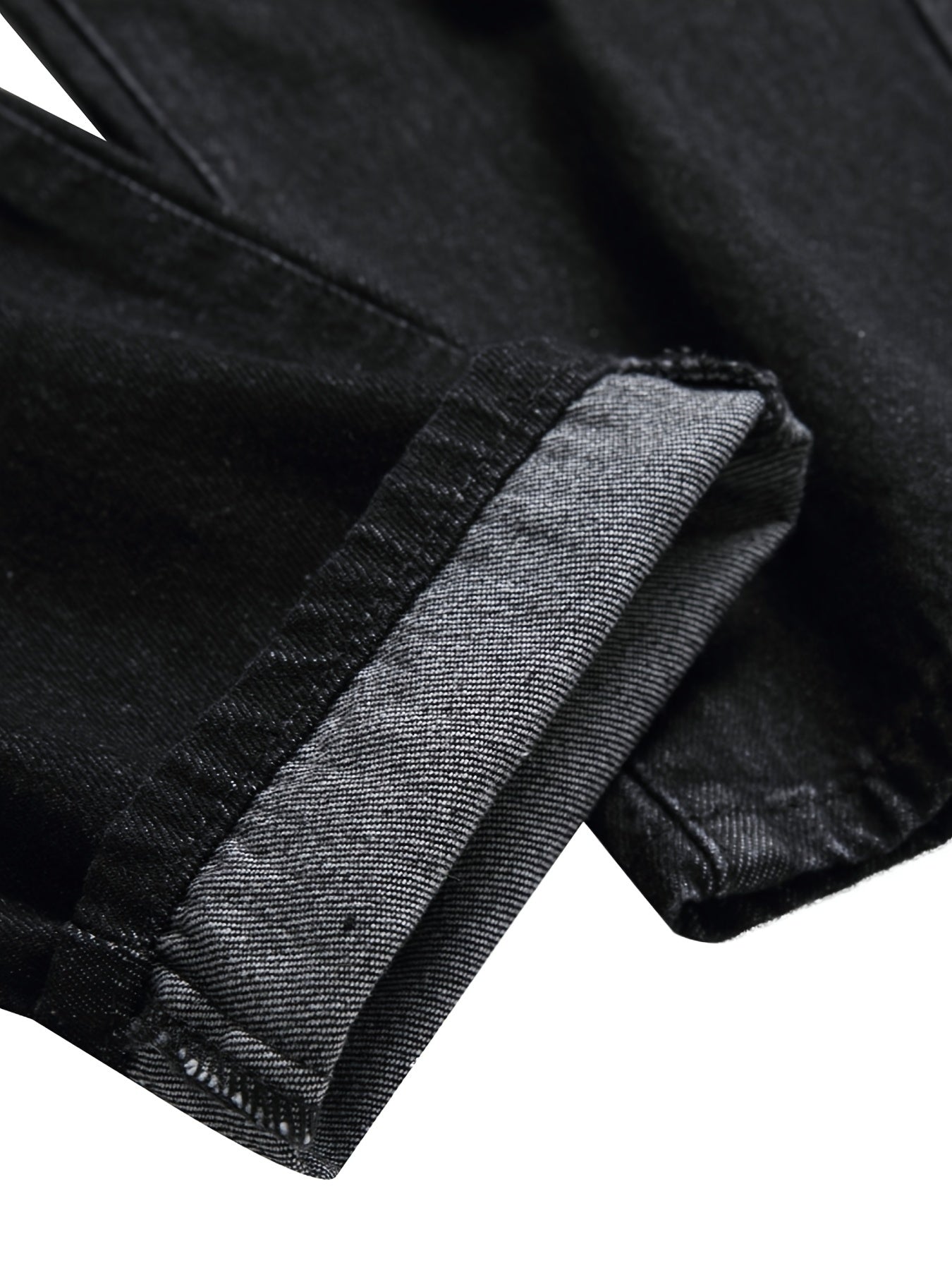 Mens Ripped Jeans, Distressed Destroyed Slim Fit Straight Leg Denim Pants