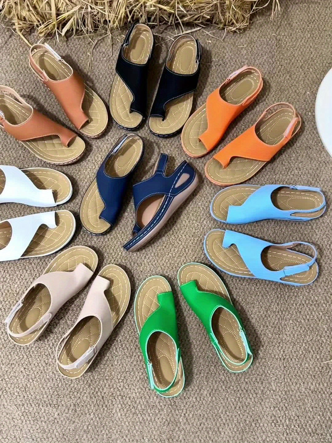 Comfortable High Heel Sandals for Women | Slip-Resistant Arch Support, Cushioned Insole & Arch Strap - Large Size Faux Cover Upper & PU Sole - Platform Wedge Heel Sandals, Casual to Formal Eve