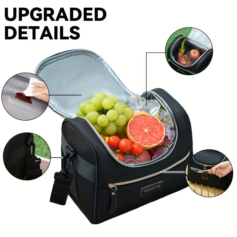 [Leakproof Insulated Lunch Bag] Reusable Leakproof & Lightweight Insulated Lunch Bag | Thermal Food Carrier Tote for Travel, Picnics, Work, Outdoors - Durable Built-in Insulation Cooler